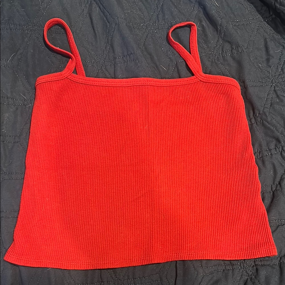 Brandy Melville Red Crop Top